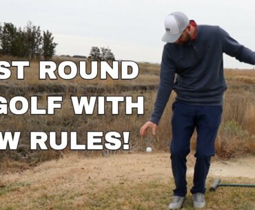 9 Hole Course Vlog With New Golf Rules