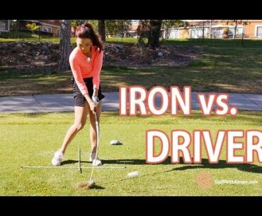 Iron vs. Driver | Golf with Aimee
