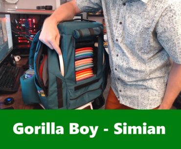 Gorilla Boy Simian disc golf bag review