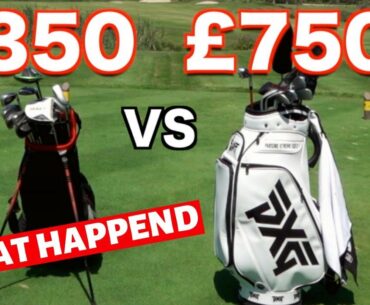 THE WORLD'S MOST EXPENSIVE CLUBS VS A SECOND HAND SET