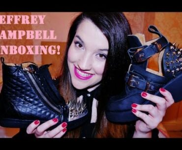 JEFFREY CAMPBELL SHOE UNBOXINGS | Spiked Coltrane & Adams Sneaker