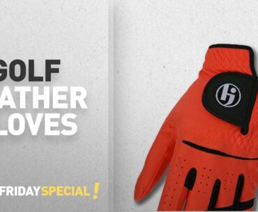 Black Friday Golf Leather Gloves: HJ Glove Men's Gripper II Golf Glove, Left Hand, Large, Coral