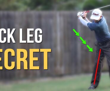 Back Leg Golf Swing ➜ Instantly Improve Your Golf Transition