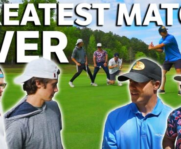 The Greatest Match Of GM GOLF History | 9 Holes | 2v2 Scramble