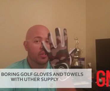 Putting a little personality in my golf glove and towels with Uther Supply