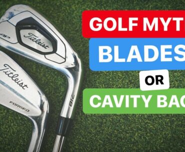GOLF CLUB MYTHS - CAVITY OR BLADED IRONS WORKABLE TEST
