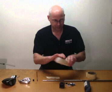 How To Assemble a Custom Golf Club Part 6 -- How To Install Ferrule & Epoxy Golf Shaft On Clubhead