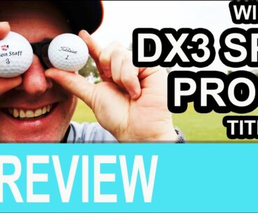 Wilson DX3 Spin Titleist Pro V1 Golf Ball Test