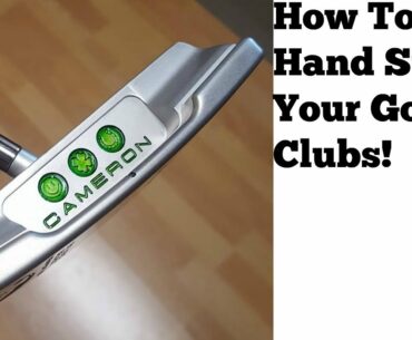 How To Hand Stamp Your Golf Clubs