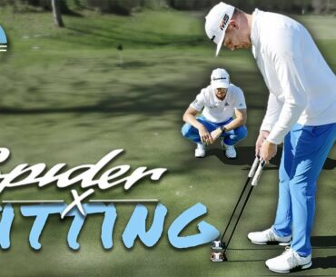 WE GOT FITTED FOR THE NEW SPIDER-X PUTTER! | ME AND MY GOLF