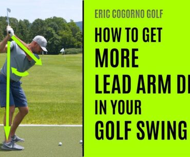 GOLF: How To Get More Lead Arm Depth In Your Golf Swing