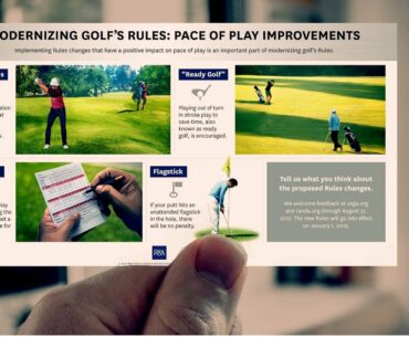 2019 GOLF RULES UPDATE! SPEED UP PLAY?