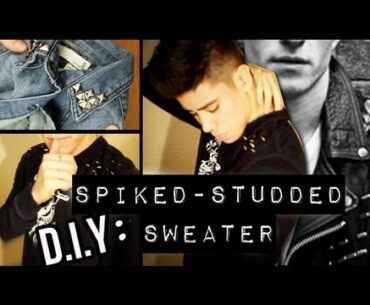 D.I.Y (HOW TO) : SPIKED-STUDDED SWEATER | JAIRWOO
