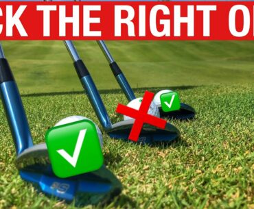 Get the RIGHT Wedges - It's IMPORTANT!