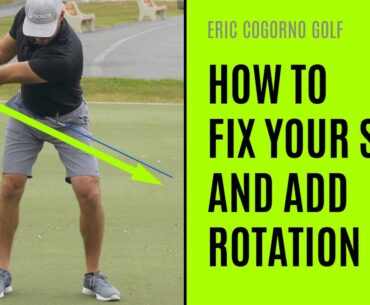 GOLF: How To Fix Your Slide And Add Rotation