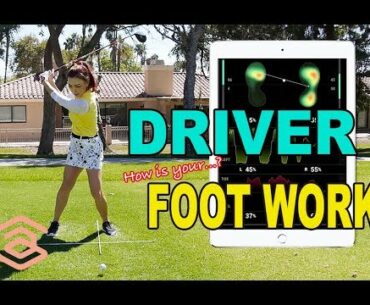 Driver Foot Work & Salted Shoes (IOFIT) | Golf with Aimee