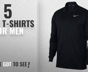 Top 10 Golf T-Shirts For Men [2018]: Nike 891234-010 Dri-Fit Victory Polo - Black/Flat Silver,