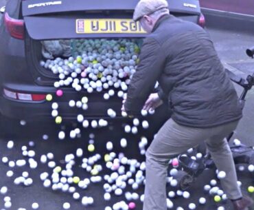 I Put 10,000 Golf Balls in Dad's Car Boot {PRANK}