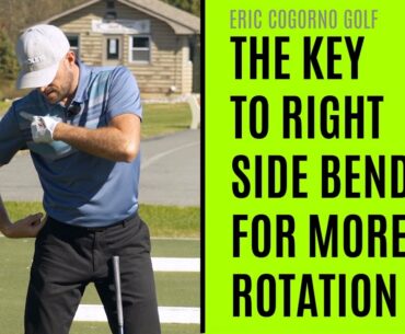 GOLF: The Key To Right Side Bend For More Rotation