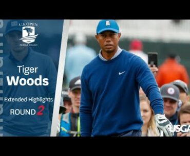 2019 U.S. Open, Round 2: Tiger Woods Extended Highlights