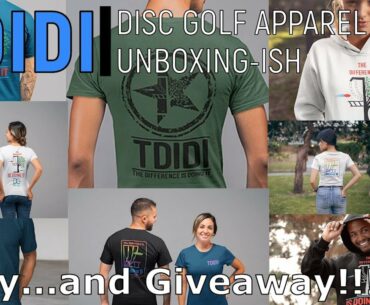 TDIDI Disc Golf Apparel Unboxing-ish...and Giveaway
