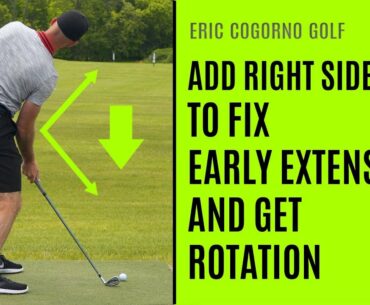 GOLF: Add Right Side Bend To Fix Early Extension And Get Rotation