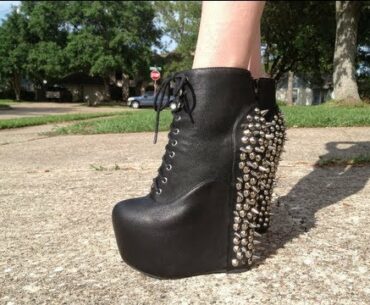 JEFFREY CAMPBELL SPIKED DAMSELS (& NEW TATTOO!)