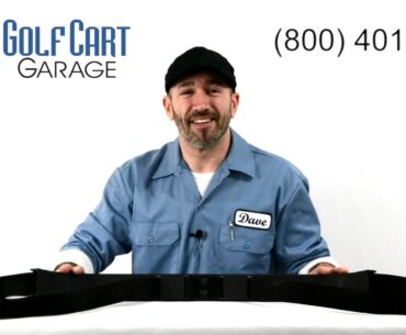 Rear Seat Golf Bag Attachment | Unboxing and Item Overview | Golf Cart Garage