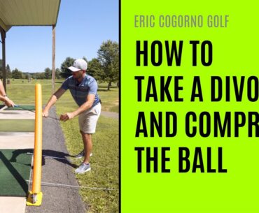 GOLF: How To Take A Divot And Compress The Ball - Eric Cogorno Golf Lesson