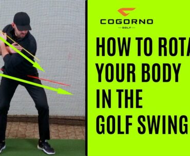 GOLF: How To Rotate Your Body In The Golf Swing
