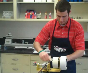 Re-gripping a Golf Club