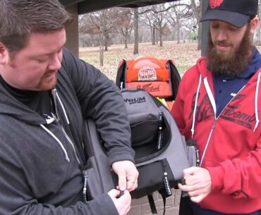 The Disc Golf Guy - Vlog #256 - Showcase of HyzerBomb's Disc Golf Bags - Flak 4 and Flak-X