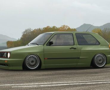 Forza Horizon 4 Vw Golf 2 Gti Stance RocketBunny WideBody BlowOff Sound and Cruise