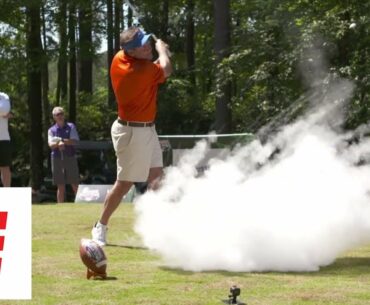 Dabo Swinney pranks Dan Mullen with exploding golf-ball-trick | ESPN