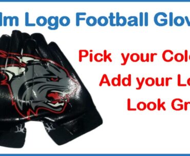 Palm Logo Gloves / Palm Logo Football Gloves / Custom Sports Gloves (602) 326-4290
