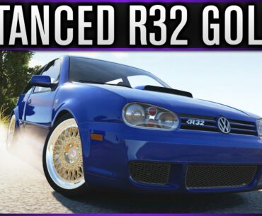 Forza Horizon 2 | Stanced Volkswagen Golf R32  (Stance Build)