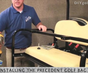 Rear Seat Golf Bag Attachment | How to Install Video | Installing Golf Cart Bag Attachment