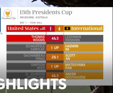 Internationals take stunning early lead | Day 1 | Presidents Cup 2019