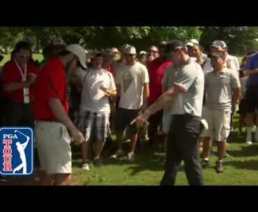 Rory McIlroy's golf ball finds fan's pocket at TOUR Championship