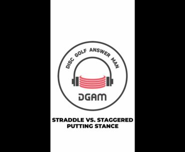 Is it better to use a staggered or straddle stance for putting?