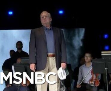 Disheveled President Donald Trump Shows Up At Church On Pray For Trump Day | All In | MSNBC