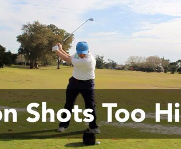 How to Stop Hitting Irons Too High | Golf Instruction | My Golf Tutor
