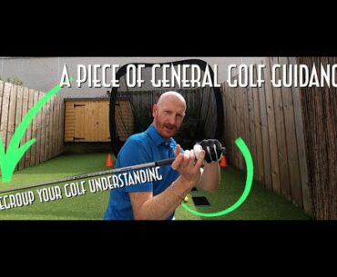 This is NOT a Golf Instruction video it's a general guidance