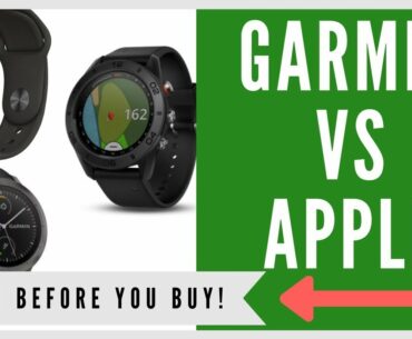 ✅ BEST GOLF WATCH: GARMIN S60 vs FENIX 5 vs APPLE WATCH vs VIVOACTIVE 3