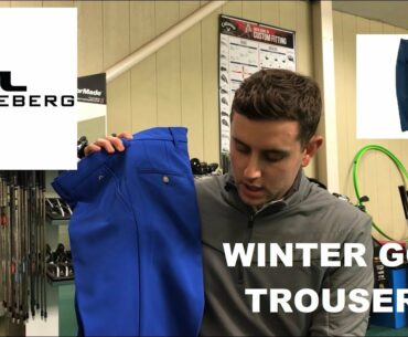 Winter Golf Trousers! J Lindeberg Golf Ellott Bonded Micro Stretch Winter Trouser Review!