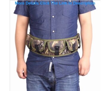 Slide Tactical Bandolier Cartridge Belt Adjustable 28 Shell Ammo Carrier Holder Camo Waist Pouch Ma