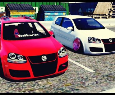 Volskwagen Golf MkV Stance CUSTOMIZATION & TEST #58 - GTA V