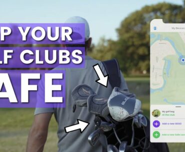 GOLF TIP ⛳️The secret to preventing your golf clubs to be stolen? | GEGO Tracker