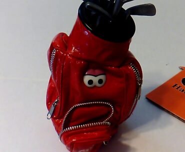 Playtronix "Chip the Hackers Heckler" Singing Animated Golf Bag for sale Ebay seller: gbhatchery