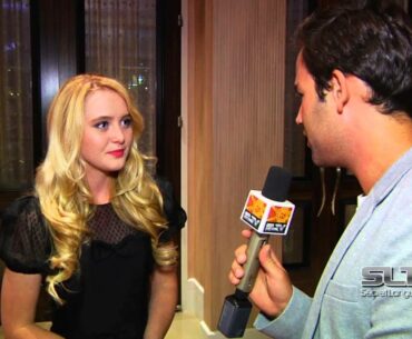 Kathryn Newton from Paranormal Activity 4 reveals some scary tactics